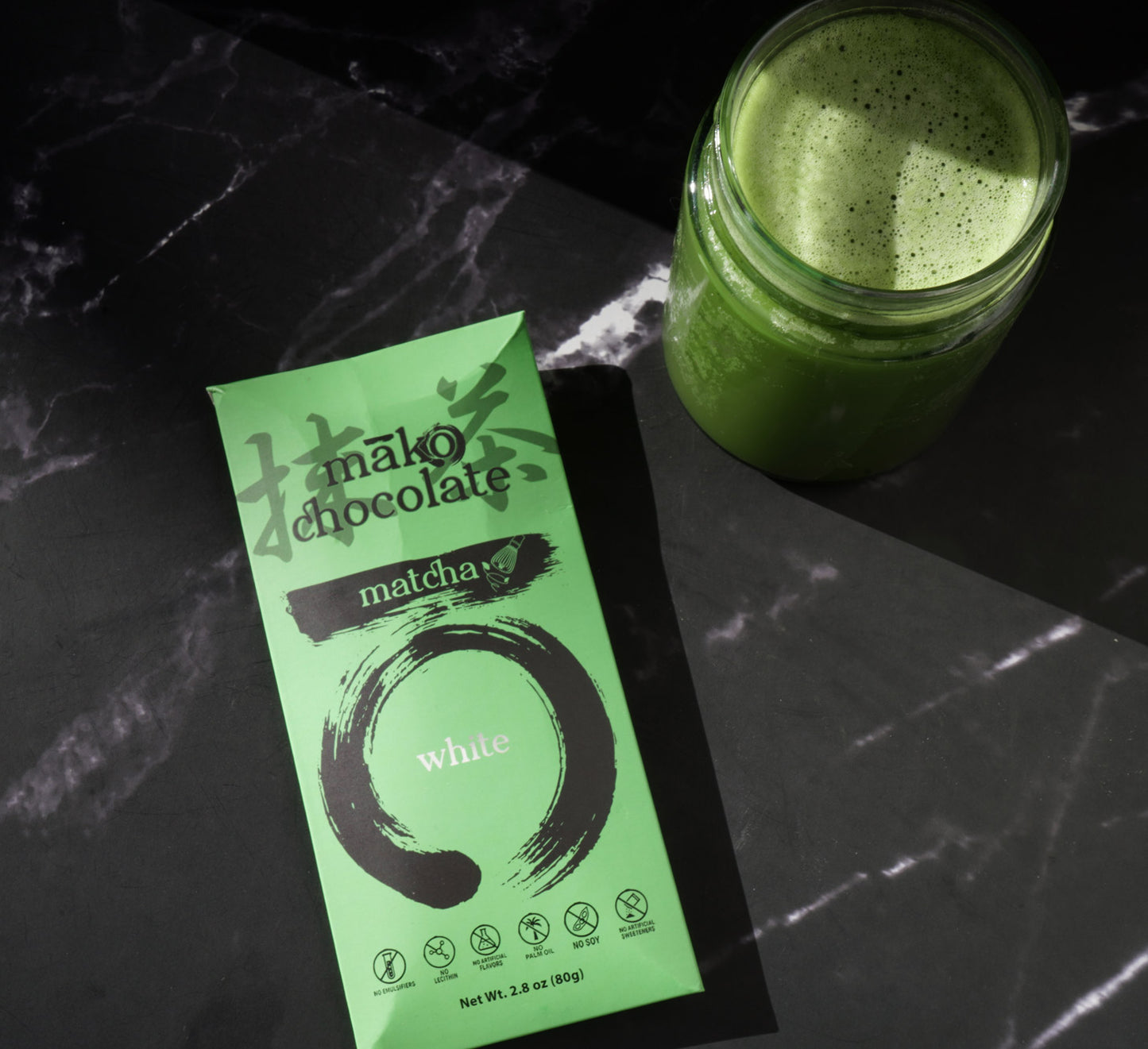 Mako Chocolate | Premium Organic Matcha Chocolate Bar